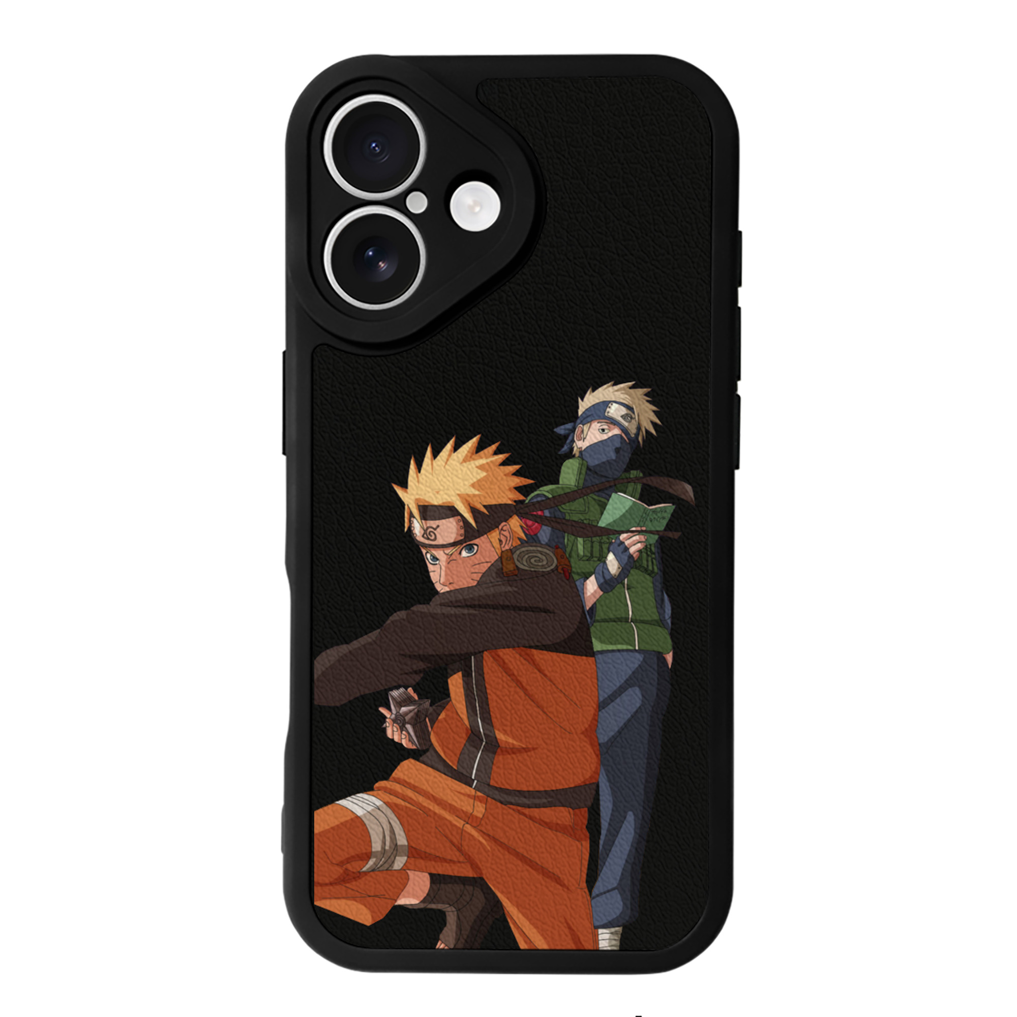 （画像用） NARUTO -ナルト- うずまき ナルト Uzumaki Naruto 【iPhone 16シリーズ対応】シリコンスマホケース（レザー調） 材質：シリコン